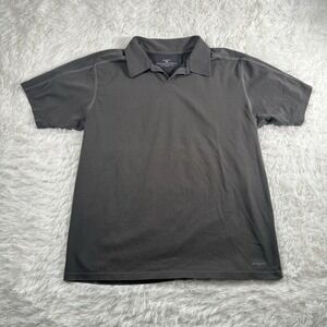 Patagonia Shirt Mens Large Gray Golf Polo Soft Organic Cotton Comfort Activewear